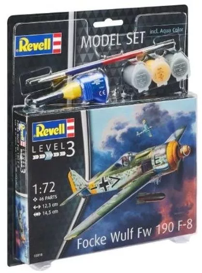 Revell - modell szett modell szett Focke Wulf Fw190 F-8